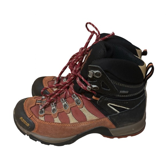 ASOLO Hiking Boots Women's 38 EU 6.5-7 US 5 UK Red Stynger GTX Lace Up - Picture 1 of 11